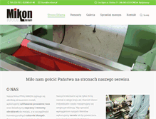 Tablet Screenshot of e-mikon.pl